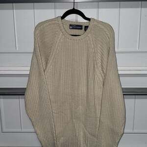Vintage Pointzero Beige Pullover Sweater (M)